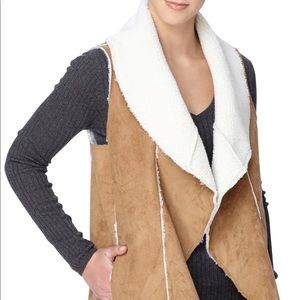Catherine Malandriano Faux Shearling Vest